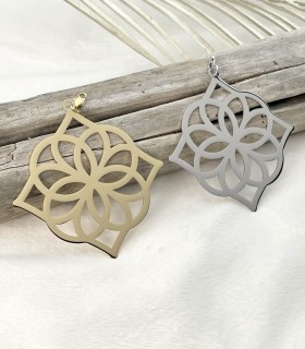 Pendentif mandala - Acier chirurgical 316L