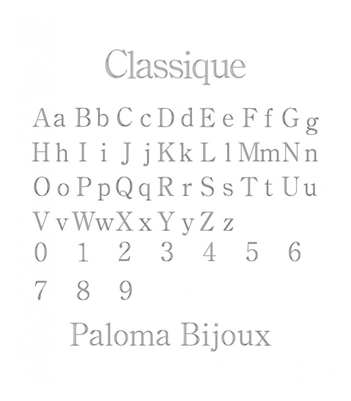 Collier médaille étoile - A personnaliser