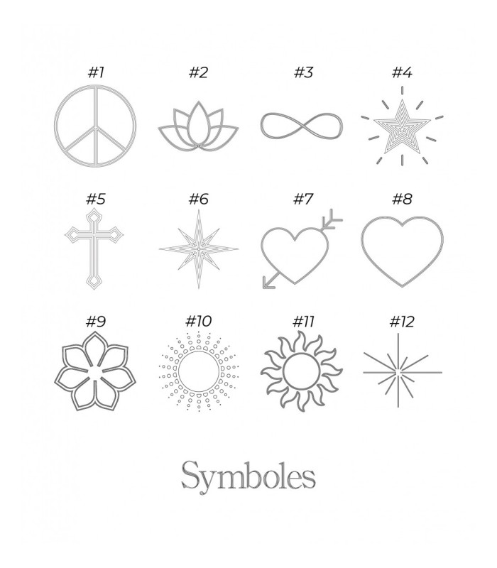 Collier médaille martelé et lisse - A personnaliser