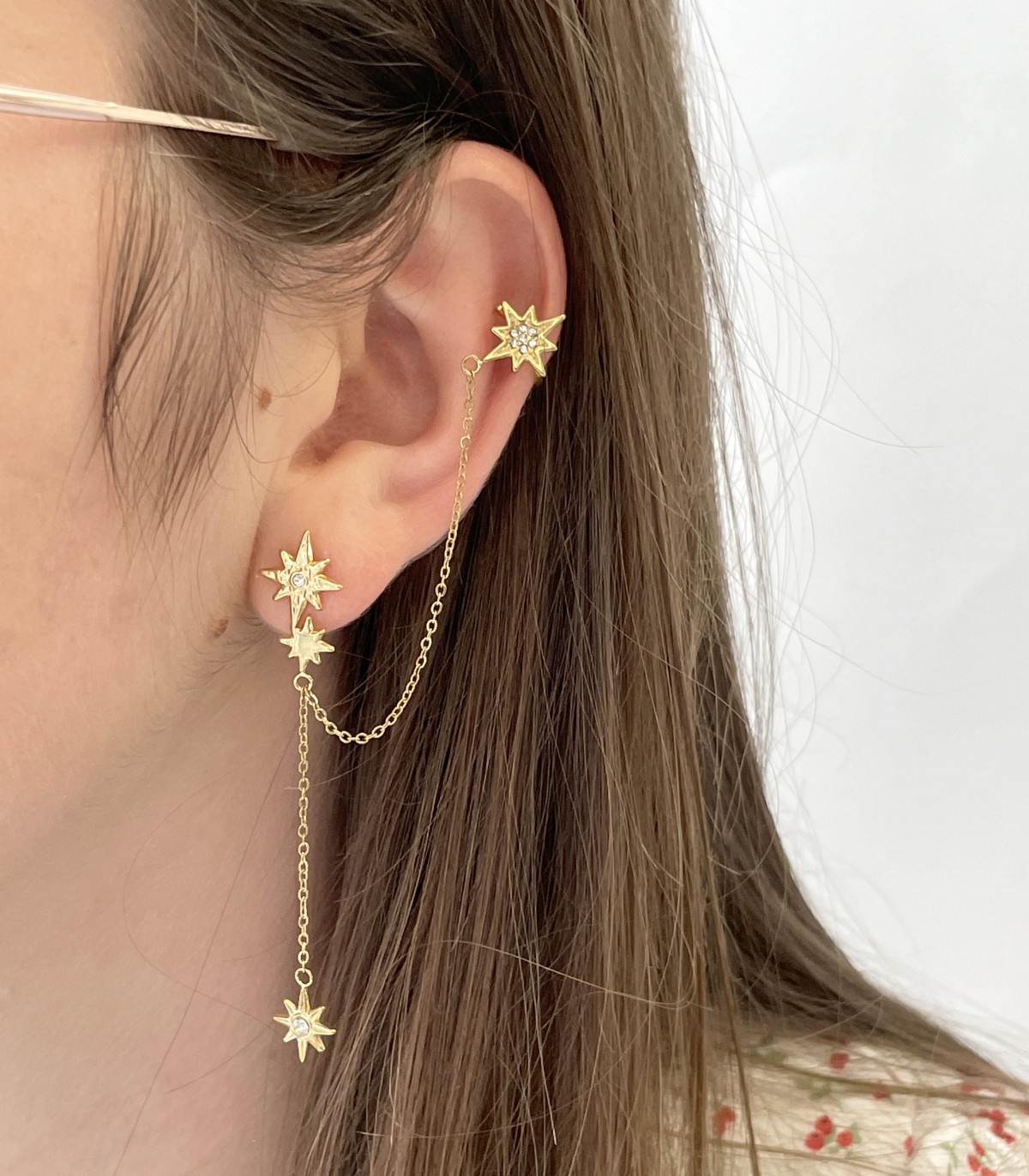 Mono boucle d'oreille hélix Acier chirurgical