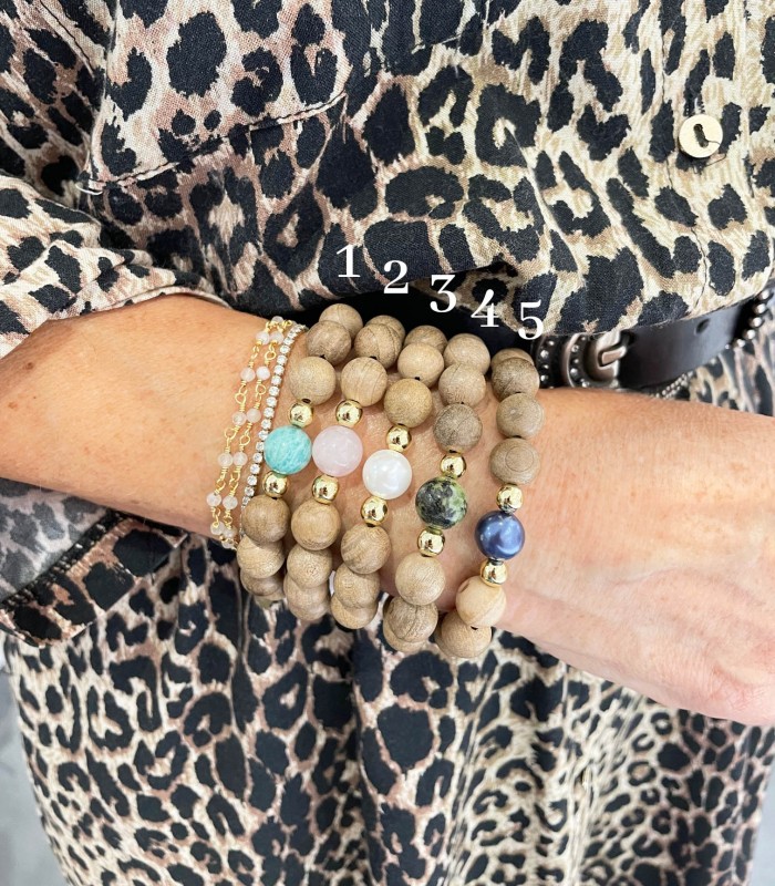 Bracelets perles naturelles