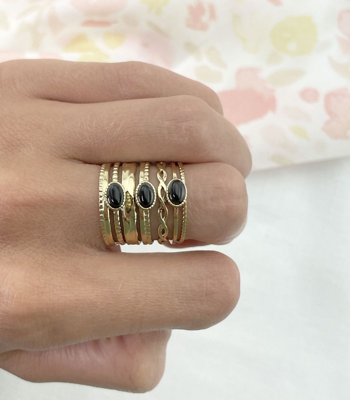 Bague longue - Pierres naturelles - Grossiste de bijoux - Actuel Diffusion - Lyon
