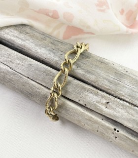 Bracelet maillons - Acier chirurgical - actuel diffusion - grossiste de bijoux