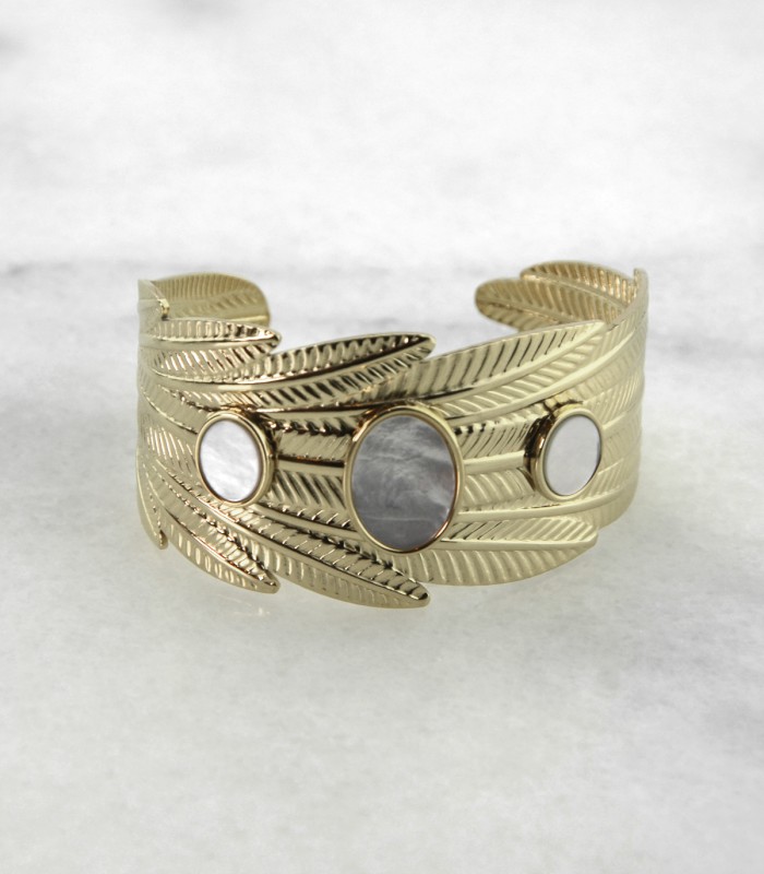 Bracelet - Jonc Plumes