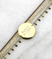 Bracelet multi-rang filin cuivre à Graver