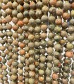 Unakite chinoise - 105 cm - Colliers pierres naturelles à noeuds
