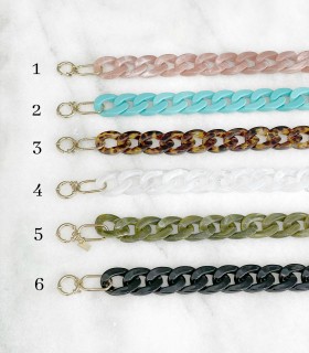 Colliers colorés en acrylique - Actuel Diffusion - bijoux fantaisie