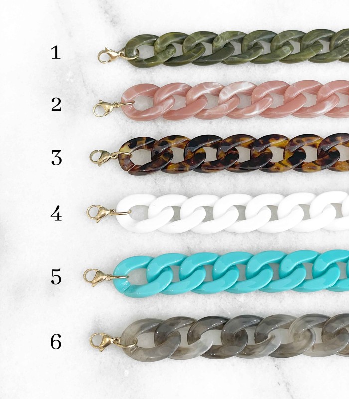 Bracelets colorés en acrylique doré à l'or fin 18K - Actuel Diffusion - Grossiste de bijoux fantaisie en ligne - Lyon