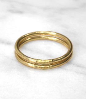 Bracelet Bouddhiste véritable simple - Light Gold -grossiste lyon