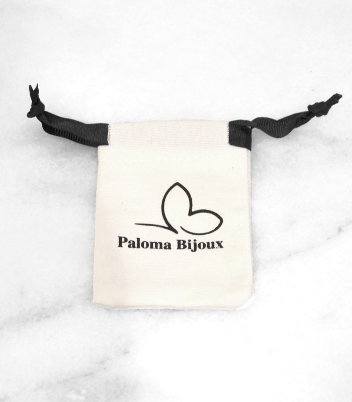 Pack 10 sachets tissu Paloma Bijoux - 8cm x 6cm