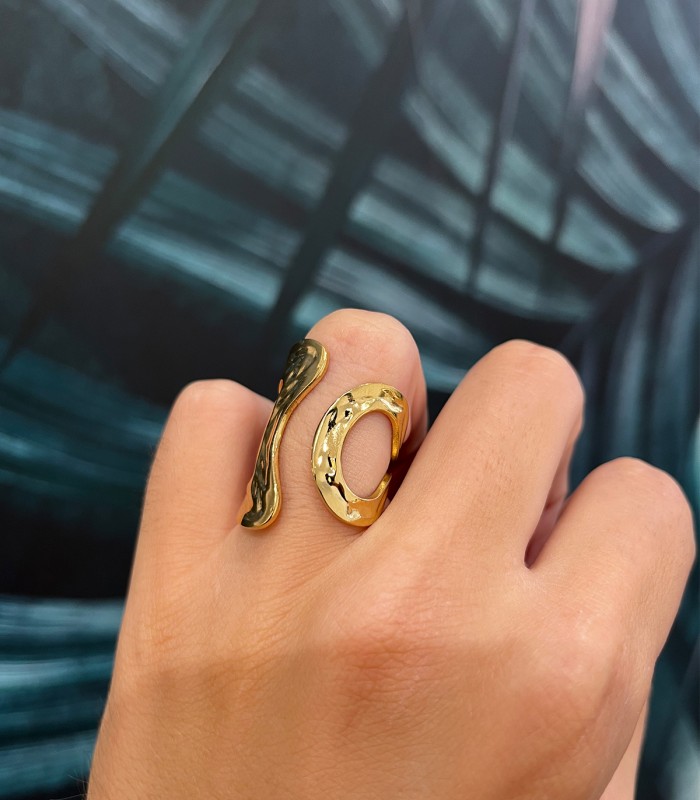 Bague asymétrique - acier inoxydable