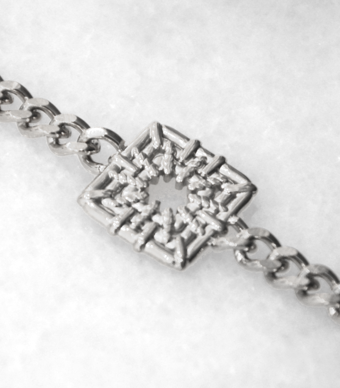 Bracelet - Chaîne simple Carré - gtrossiste lyon