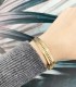 Manchette à détail chaîne en acier inoxydable - Actuel Diffusion - Grossiste et créateurs de bijoux fantaisies - 2022