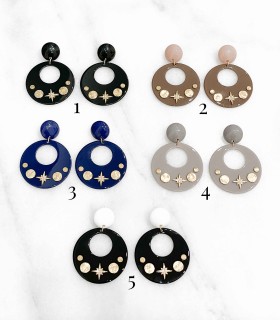 boucles d'oreilles acryliques actuel diffusion - grossiste et créateur de bijoux fantaisie 2023