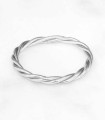 Bracelet Bouddhiste véritable torsadé - Silver