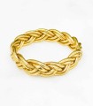 Bracelet Bouddhiste véritable double tressé - Gold