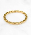 Bracelet Bouddhiste véritable torsadé - Light Gold