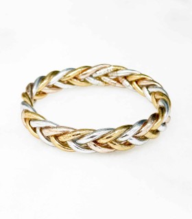 Bracelet Bouddhiste véritable tressé multicolore - Actuel Diffusion - Grossiste et créateur de bijoux