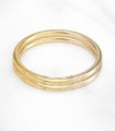 Bracelet Bouddhiste véritable simple - Light Gold/Champagne