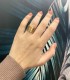 Bague large détail chaîne en acier inoxydable  - Actuel diffusion - Grossiste et créateur de bijoux fantaisies - Tendance - 2023
