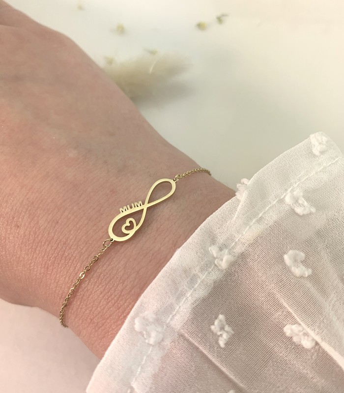 Bracelet Mum Infini - Collection Fête des mères