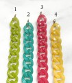 Bracelets Colorés Grosse Maille Acrylique