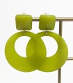 Boucles Rondes Acrylique - Vert