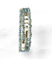 Bracelet Perles - Amazonite & Moonstone