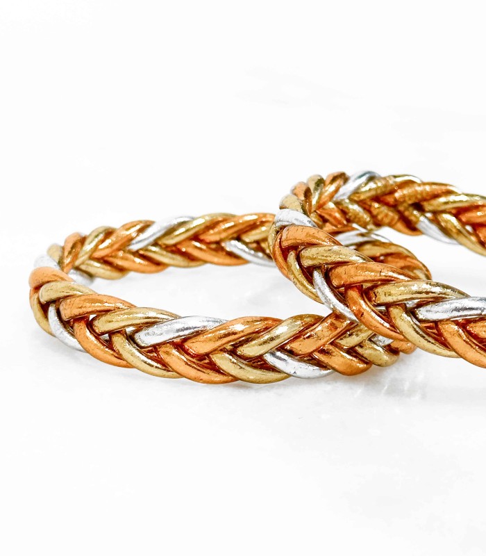 Bracelet Bouddhiste véritable tressé multicolore - Actuel Diffusion - Grossiste et créateur de bijoux