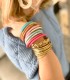 Bracelet coloré en corne véritable - Actuel Diffusion - grossiste et créateur de bijoux - 2023