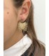 Boucles d'oreilles effet soleil