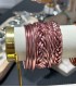 Bracelet Bouddhiste véritable torsadé - Rose Gold