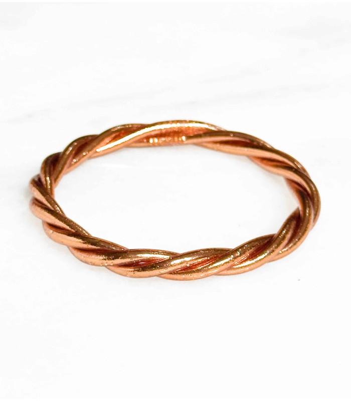 Grossiste de bracelets Bouddhistes torsadé avec des feuilles d'or