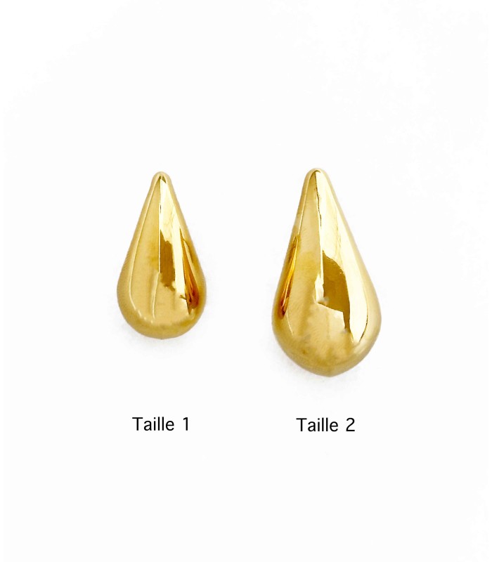 Boucles d'oreilles gouttes - Acier inoxydable