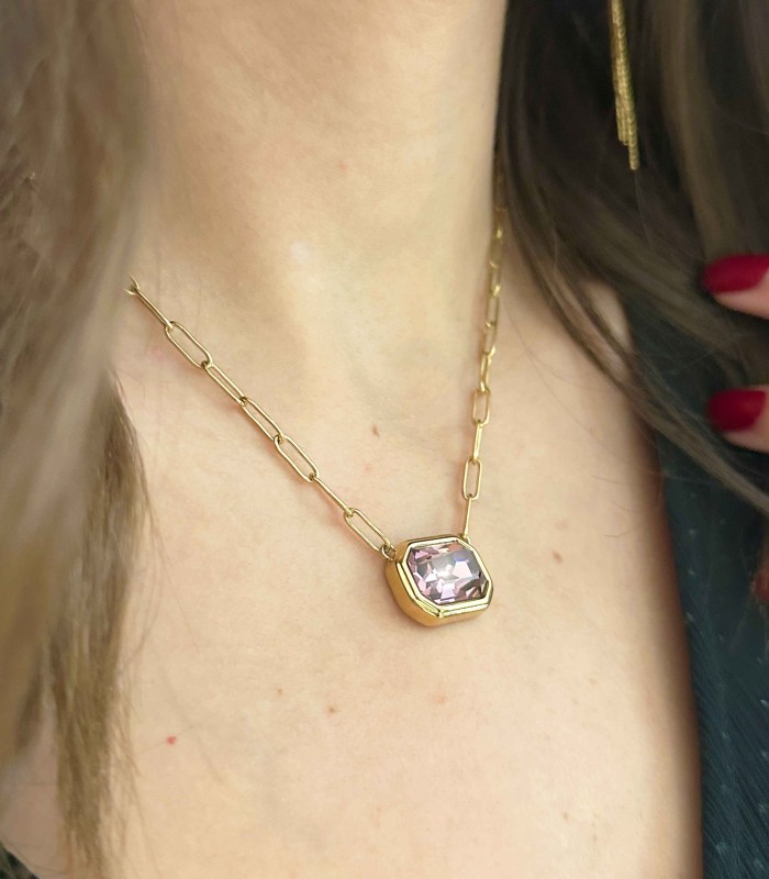 Collier en cristal K9 - 7 déclinaisons - Acier inoxydable 316L