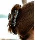 pince à cheveux - quadrillée et zébrée - noir blanc argenté doré - rectangle - actuel diffusion - grossiste - coiffure