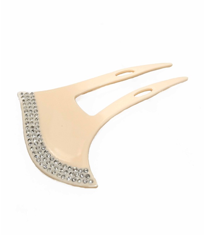 peigne cheveux - pique pic chignon - strass - zircon - coiffure - grossiste - actuel diffusion