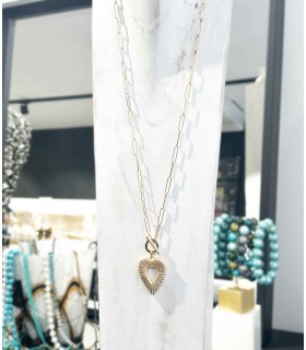 Sautoir Laiton - Grossiste bijoux - Actuel Diffusion