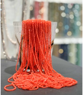 sautoir - perles en cristal teinté - long sautoir femme - actuel diffusion - grossiste et créateur de bijoux