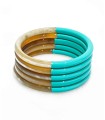 Bracelet coloré 3125C en corne véritable