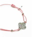 Bracelet élastique rose