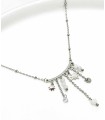Collier pendentif multiple argent