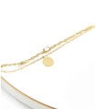 Bracelet double rangs - Acier inoxydable