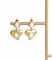 Boucles d'oreilles coeur - Acier inoxydable 316L