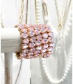 Bracelet en cristal K9 de haute qualité - Rose - Forme goutte