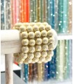 Bracelet résine 14 mm - Modèle couleur Vanille