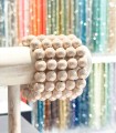 Bracelet résine 14 mm - Modèle couleur Crème