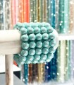 Bracelet résine 14 mm - Modèle couleur bleu clair