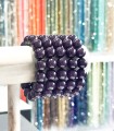 Bracelet résine 14 mm - Modèle couleur violet foncé