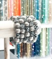 Bracelet résine 14 mm - Modèle couleur Gris et léopard